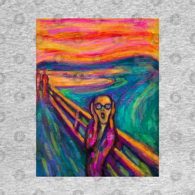 Edvard Munch The Scream: Spring Break Edition by Kraken Sky X TEEPUBLIC